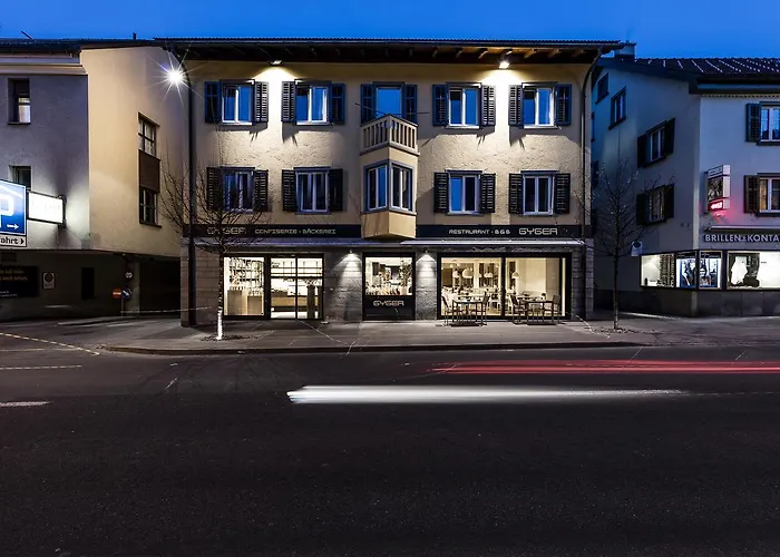 Alojamento de Acomodação e Pequeno-almoço Gyger Restaurant Confiserie